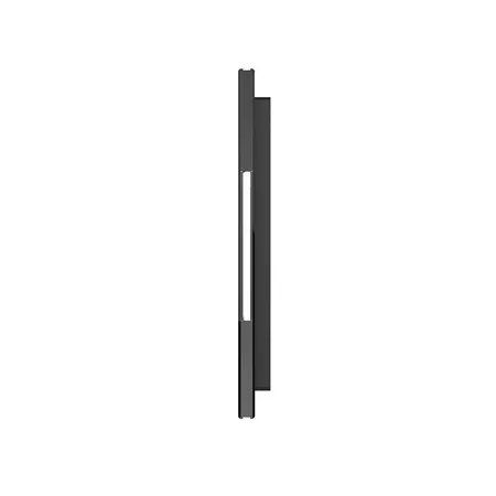Рамка для сенсорных выключателей четверная, 4 клавиши (1-1-1-1) чёрная